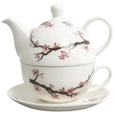 Set Tetera y Taza "Sakura" tea for one