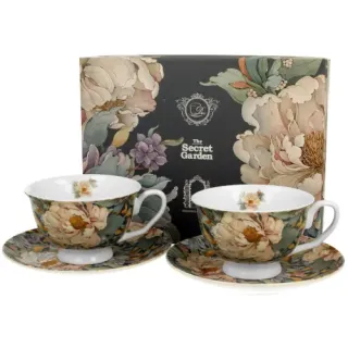 Set 2 Tazas "Peony" de Porcelana
